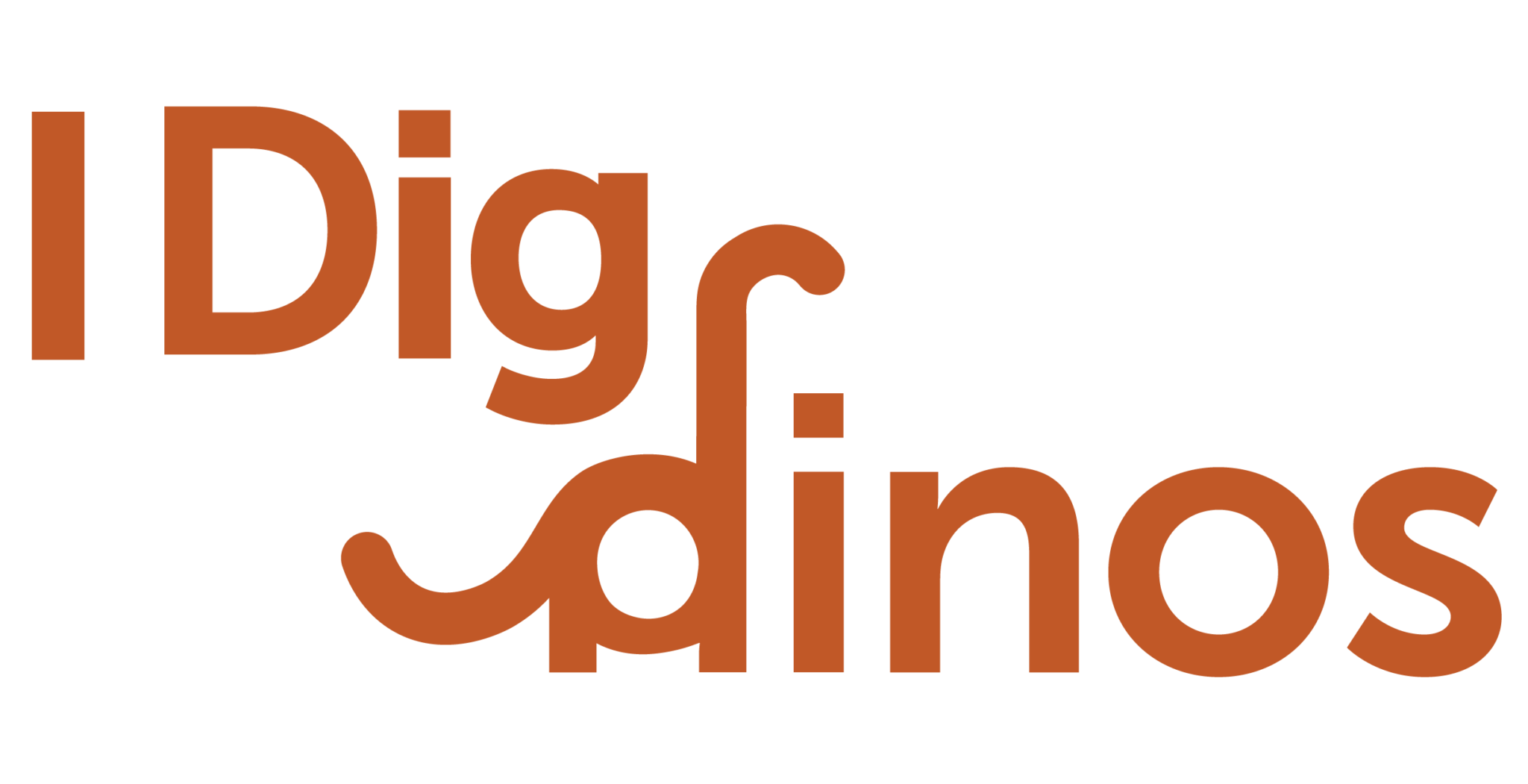 I Dig Dinos Logo-orange