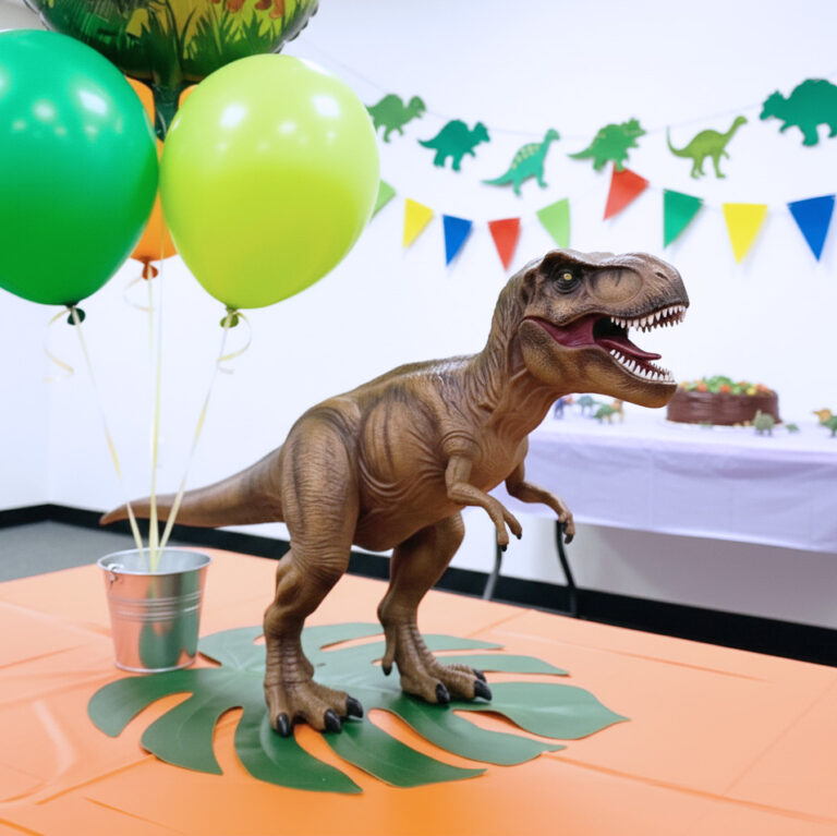 Birthday party at Discovery Gateway Children’s Museum in Salt Lake City, Utah with hands-on activities and themed decorations.